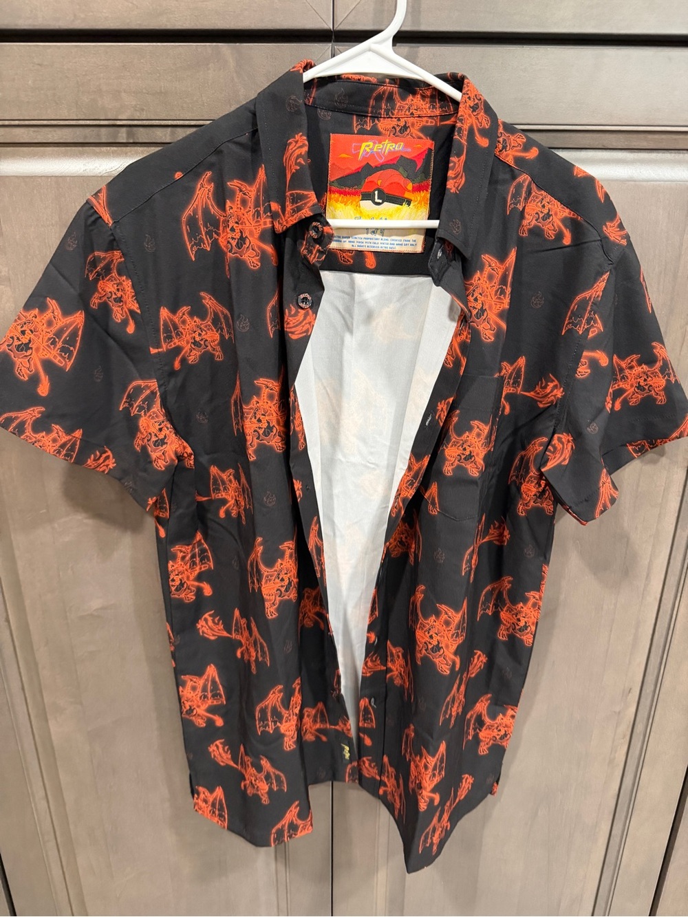 Retro Rifle Pokémon "Evolution 1 of 4" Charizard shirt
